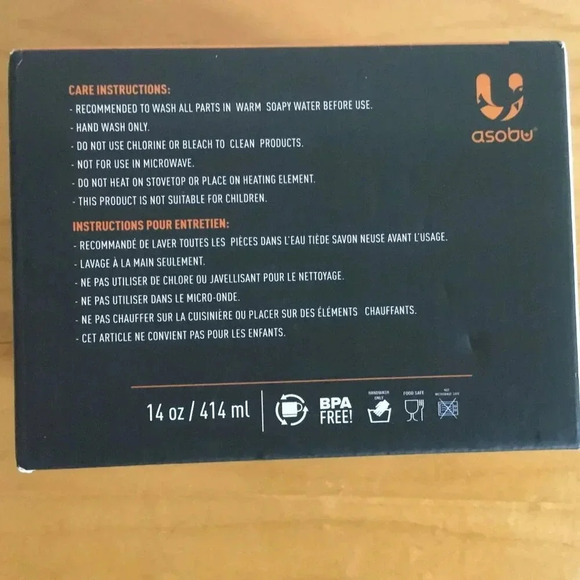 ASOBU® BIG CORK CERAMIC MUP |  AURORA LIMITED EDITION #4 | SM70 BLACK 414 ml - Picture 5 of 7